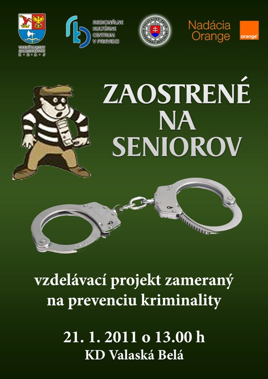 Zaostrené na seniorov - plagát